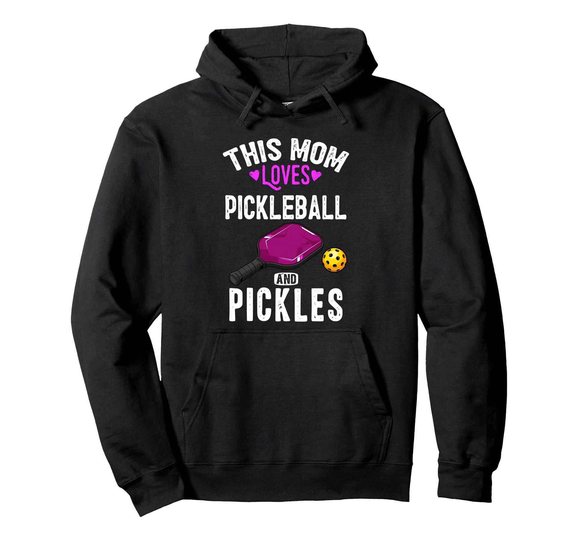 Her Funny Mom Pickleball And Hoodie - Casual Everyday Wear for Adults - T-Shirt, Sweatshirt, Hoodie