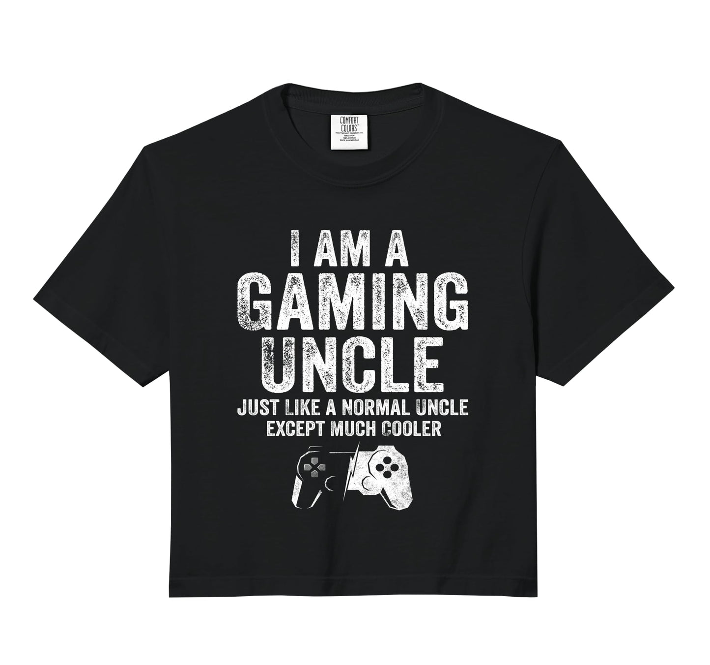 I Am Gaming Uncle Funny Video Gamer Gift Hoodie - Graphic Print Unisex - T-Shirt, Sweatshirt, Hoodie