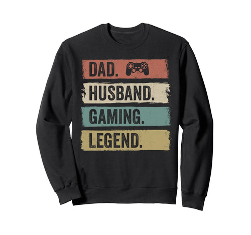 Gamer Dad Gaming Sweatshirt - Aesthetic Graphic for Adults - T-Shirt, Sweatshirt, Hoodie