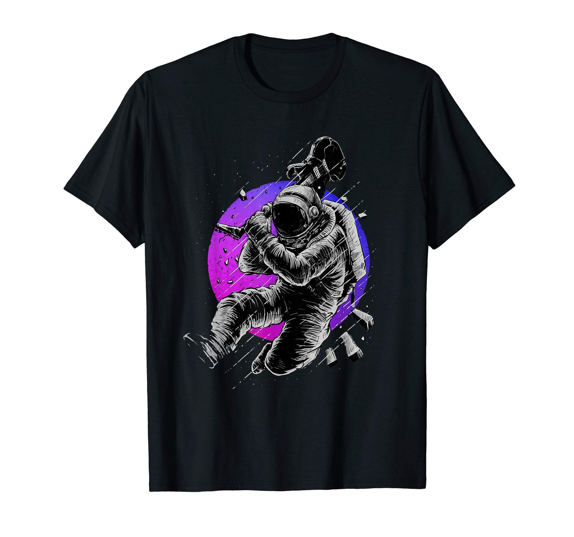 Astronaut Spaced Out Aesthetic Vaporwave T-Shirt - Graphic Print Unisex - T-Shirt, Sweatshirt, Hoodie