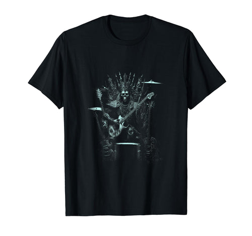 Skeleton King Rock Guitar Rock Vibe T-Shirt - Trendy Graphic for Adults - T-Shirt, Sweatshirt, Hoodie
