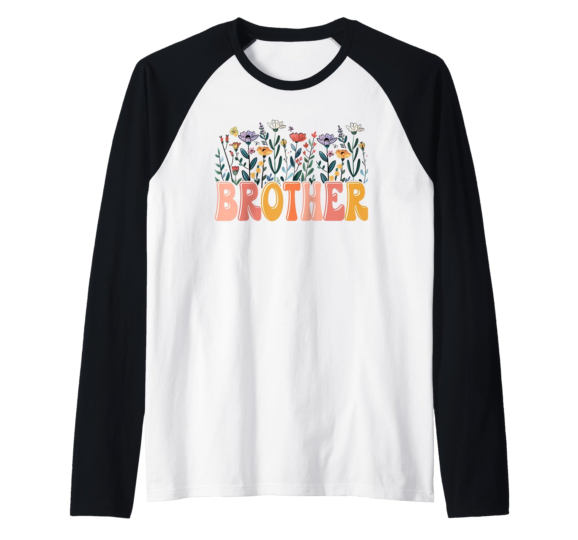 Brother Flowers Bro Floral Plants Gift T-Shirt - Minimalist Print Unisex - T-Shirt, Sweatshirt, Hoodie