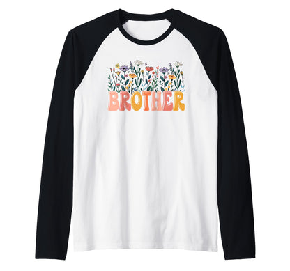 Brother Flowers Bro Floral Plants Gift T-Shirt - Minimalist Print Unisex - T-Shirt, Sweatshirt, Hoodie
