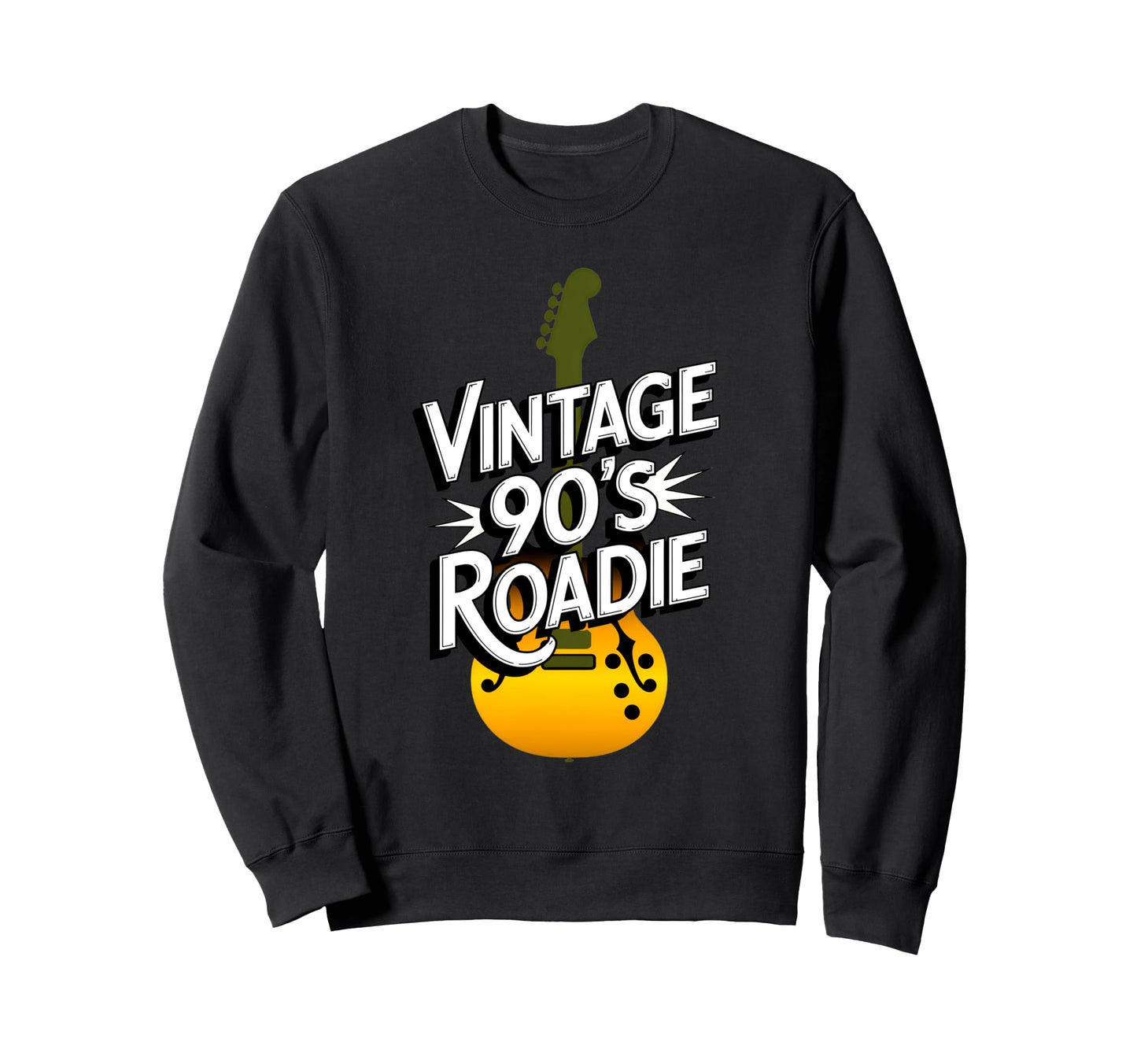 90S Roadie Rock Music Country Sweatshirt - Aesthetic Graphic for Adults - T-Shirt, Sweatshirt, Hoodie