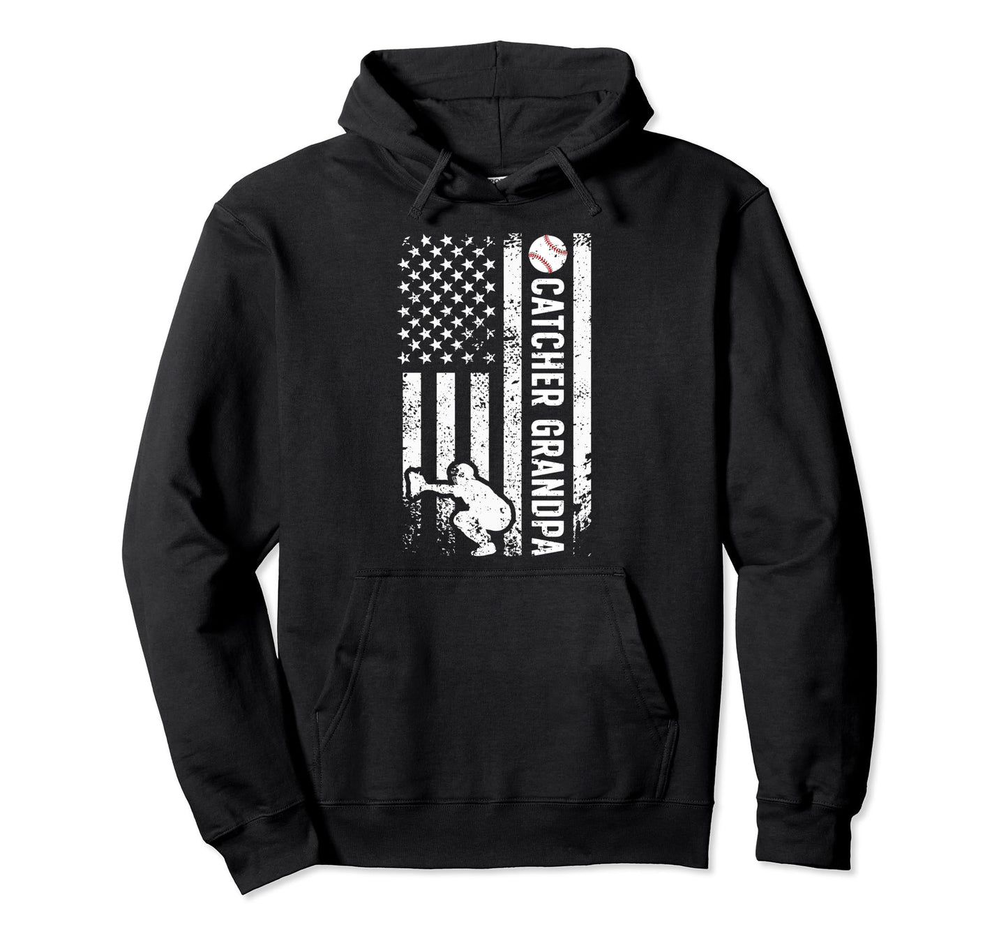 Baseball Catcher Grandpa Baseball Catcher Hoodie - Streetwear Style Unisex - T-Shirt, Sweatshirt, Hoodie