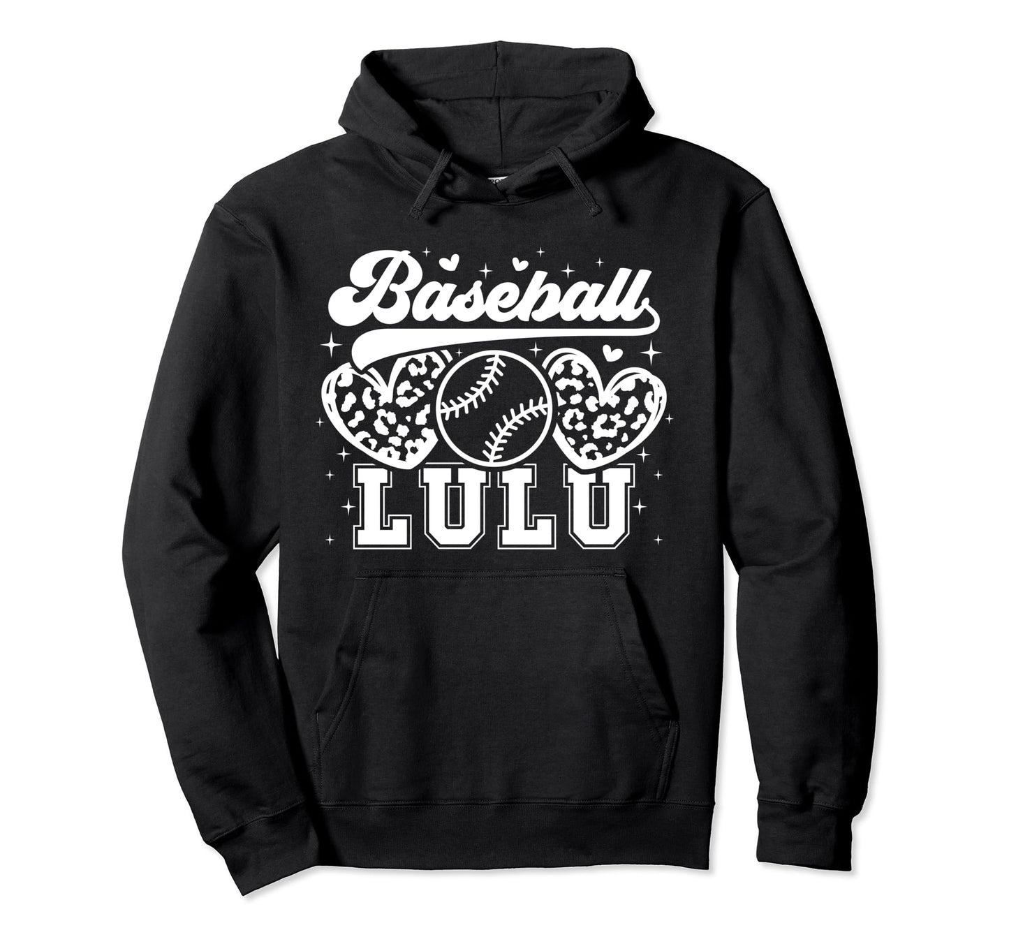Baseball Lulu Grandma Lulu Baseball Hoodie - Custom Art Print Unisex - T-Shirt, Sweatshirt, Hoodie