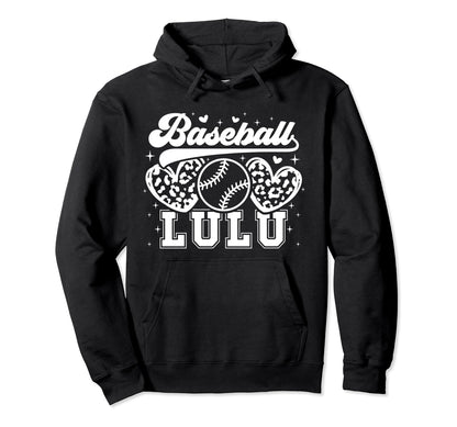 Baseball Lulu Grandma Lulu Baseball Hoodie - Custom Art Print Unisex - T-Shirt, Sweatshirt, Hoodie