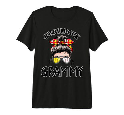 Baseball Grammy Ballpark Grandma T-Shirt - Streetwear Style Unisex - T-Shirt, Sweatshirt, Hoodie