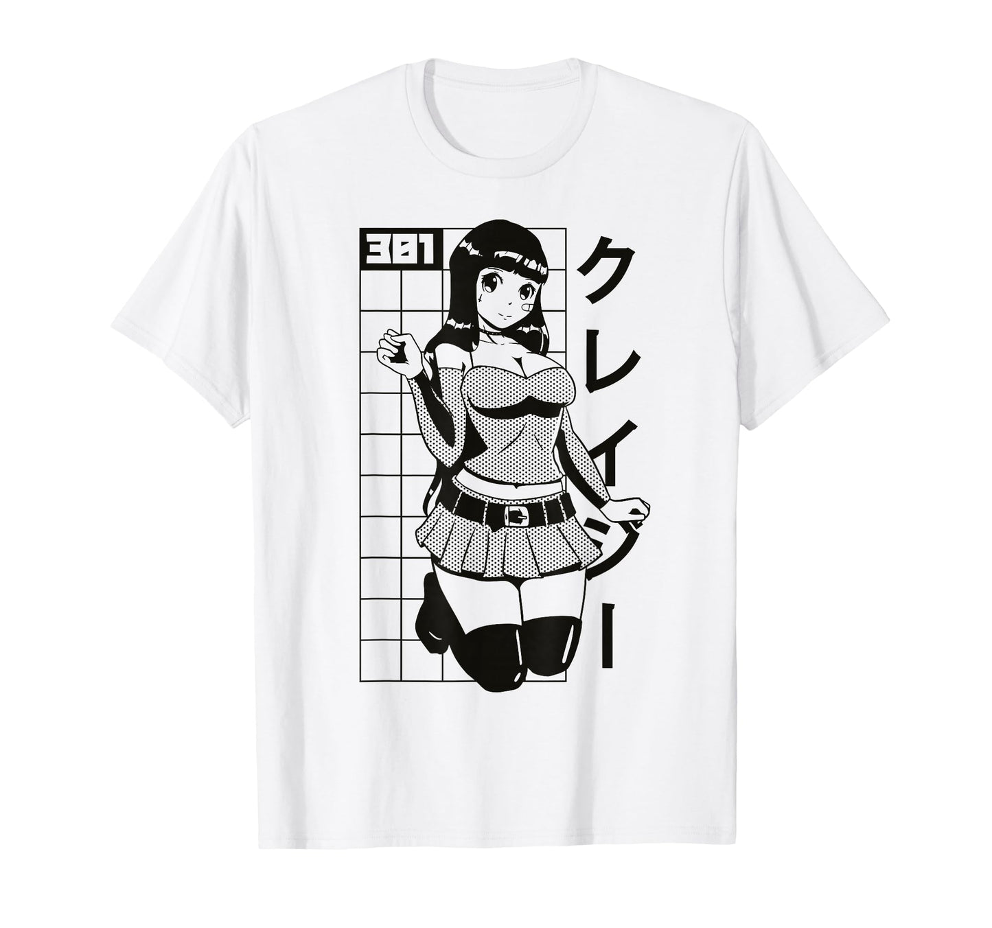 Cyberpunk Anime Aesthetic T-Shirt - Casual Everyday Wear for Adults - T-Shirt, Sweatshirt, Hoodie