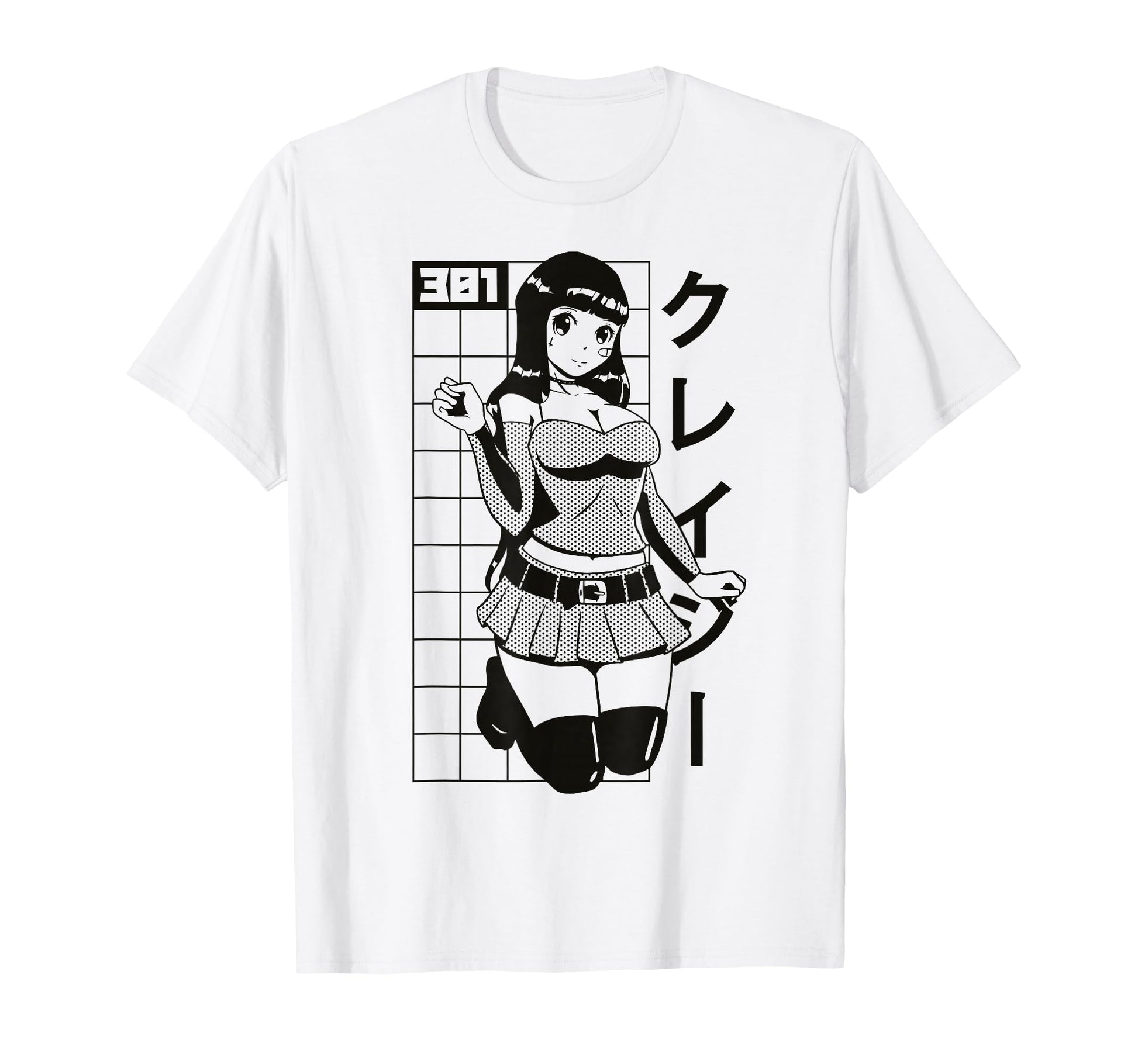 Cyberpunk Anime Aesthetic T-Shirt - Casual Everyday Wear for Adults - T-Shirt, Sweatshirt, Hoodie
