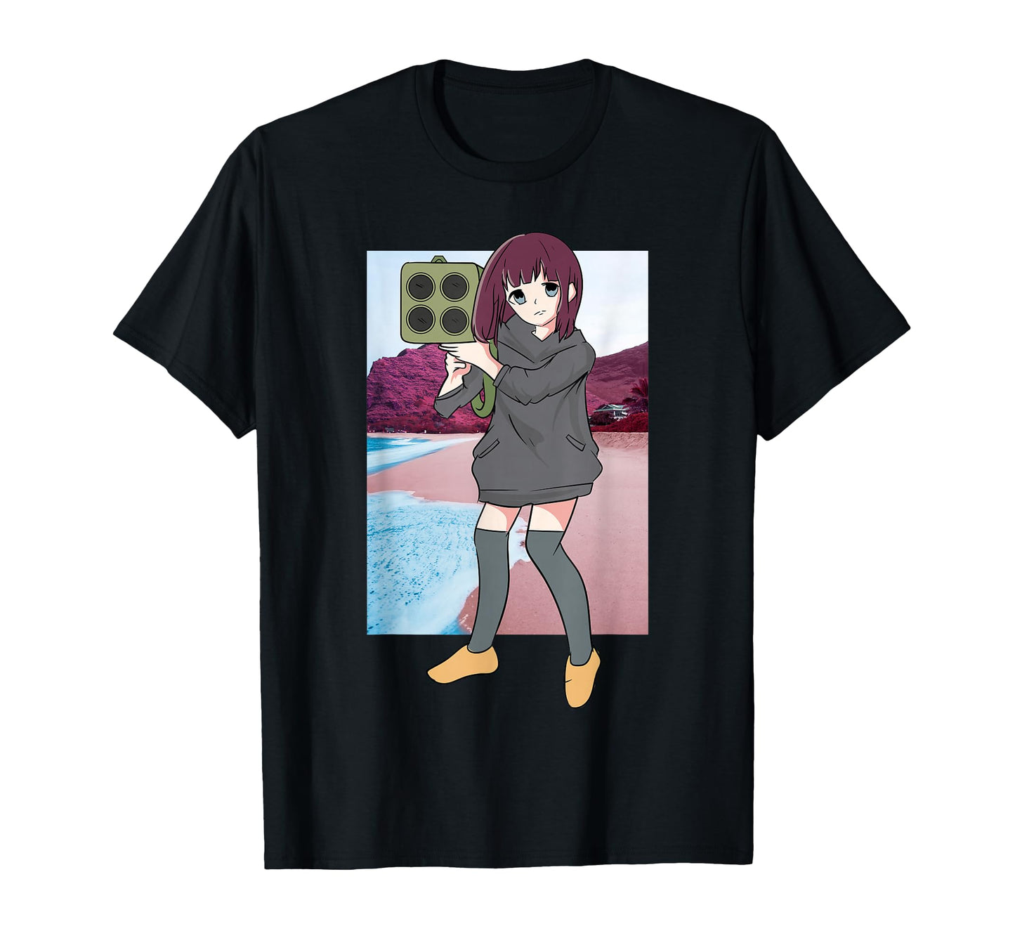 Anime Rocket Launcher Japanese Horror T-Shirt - Novelty Apparel Unisex - T-Shirt, Sweatshirt, Hoodie