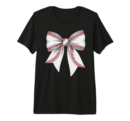 Baseball Coquette Bow Game Day Mama T-Shirt - Fun Novelty Design Unisex - T-Shirt, Sweatshirt, Hoodie