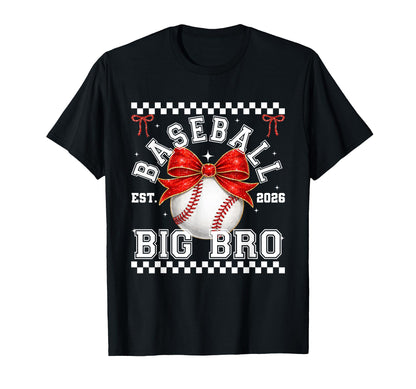 Baseball Big Bro Coquette Family T-Shirt - Streetwear Style for Adults - T-Shirt, Sweatshirt, Hoodie