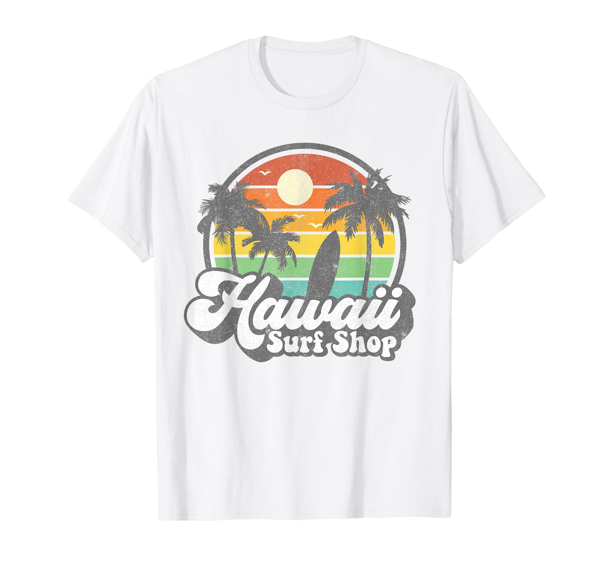 Hawaii Surf Shop Hawaiian Beach T-Shirt - Aesthetic Graphic for Adults - T-Shirt, Sweatshirt, Hoodie