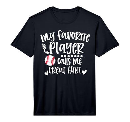 My Favorite Baseball Player Calls T-Shirt - Aesthetic Graphic for Adults - T-Shirt, Sweatshirt, Hoodie