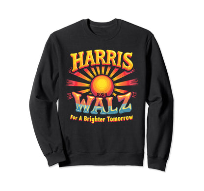 Brighter Tomorrow Bohemian Aesthetic Sweatshirt - Graphic Print for Adults - T-Shirt, Sweatshirt, Hoodie