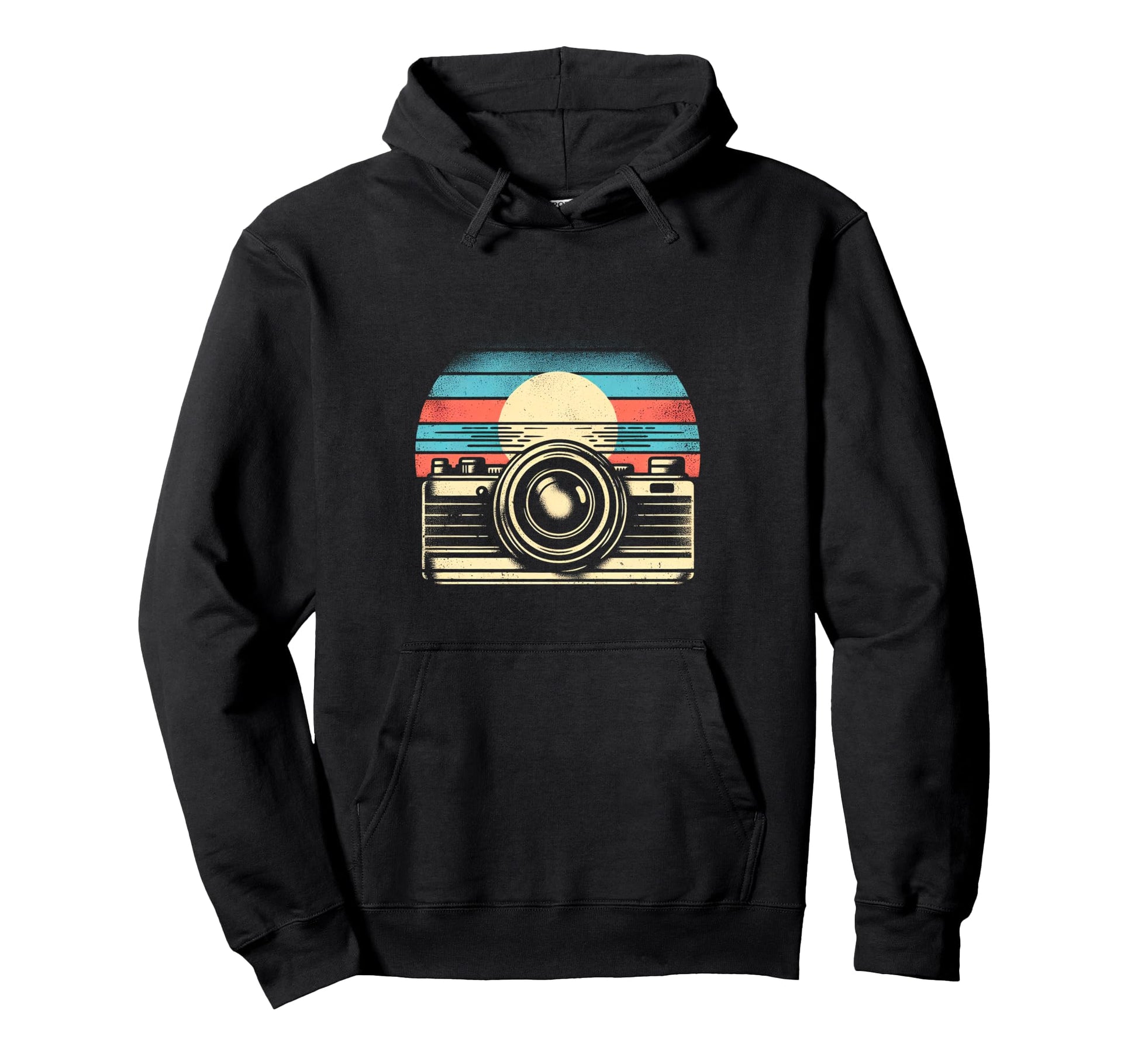 Camera Sunset Hoodie - Casual Everyday Wear for Adults - T-Shirt, Sweatshirt, Hoodie