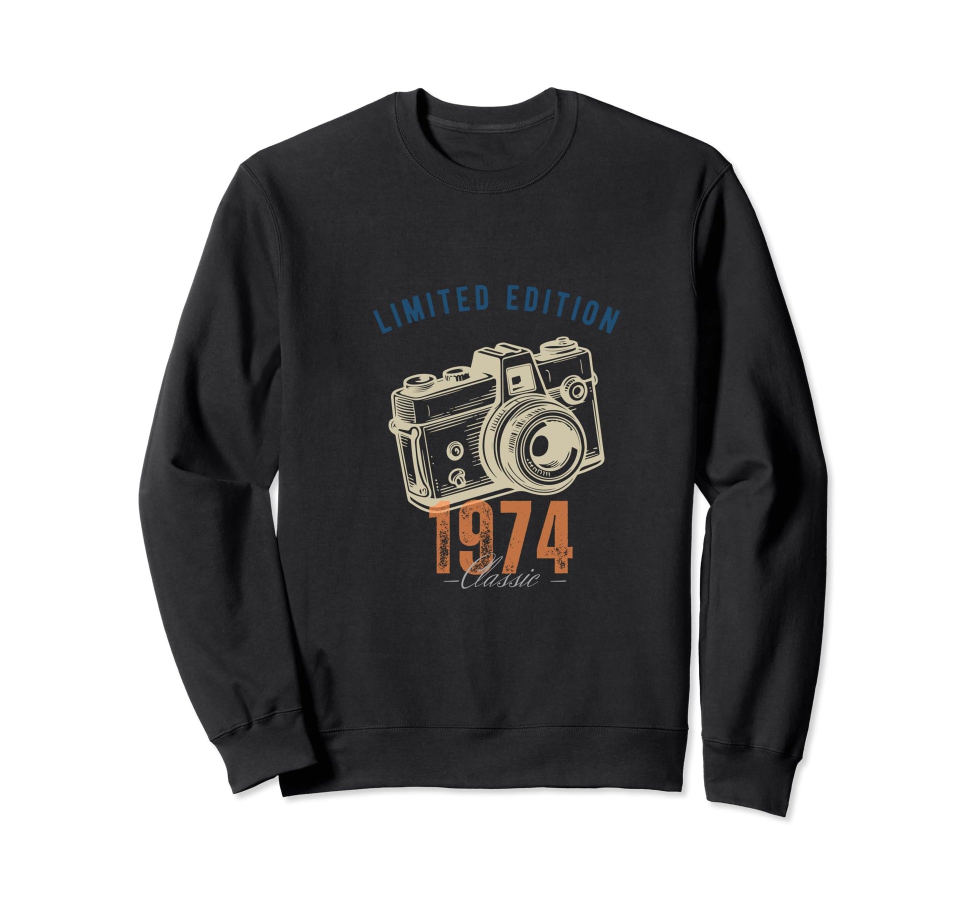 1974 Camera Sweatshirt - Unique Graphic Men Women - T-Shirt, Sweatshirt, Hoodie