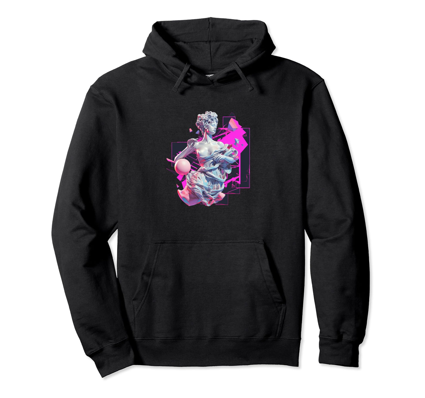 Vaperwave Aesthetic Glitch Anime Hoodie - Casual Everyday Wear Men Women - T-Shirt, Sweatshirt, Hoodie