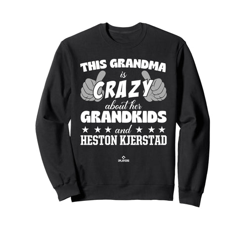 Grandma Crazy Heston Kjerstad Sweatshirt - Minimalist Print Men Women - T-Shirt, Sweatshirt, Hoodie
