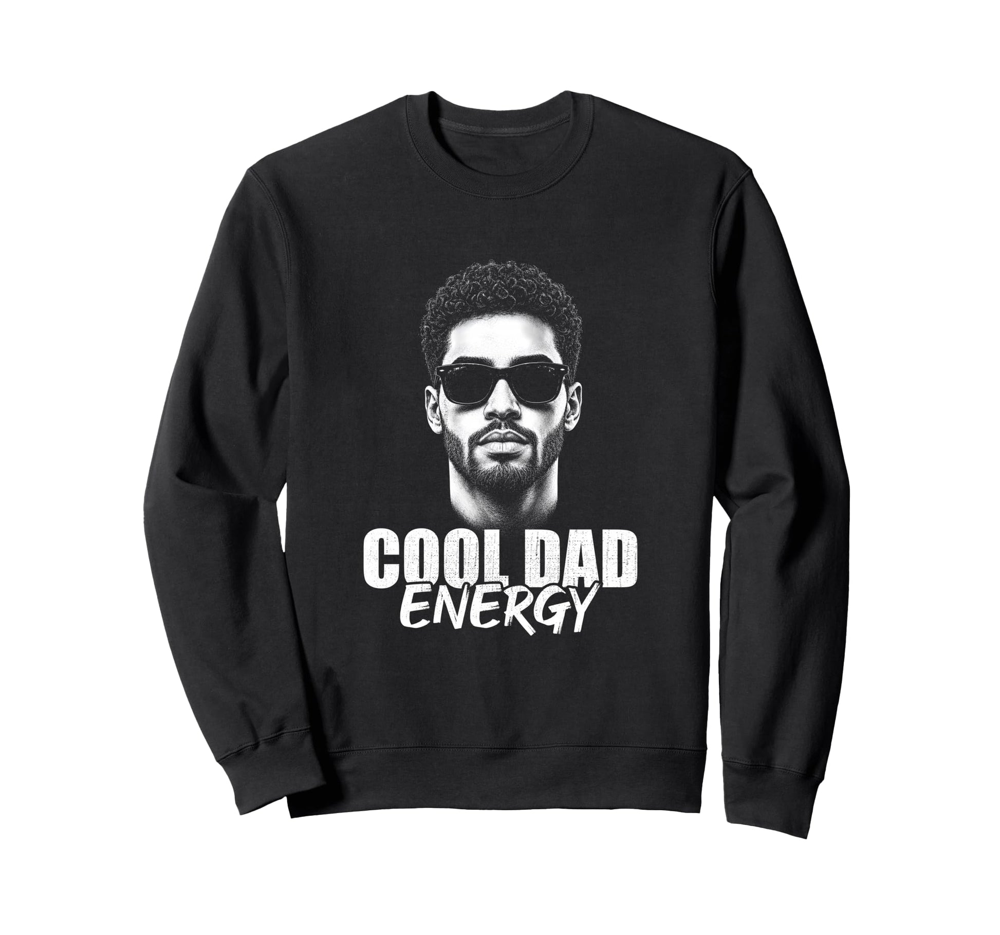 Dad Energy Modern Stylish Sweatshirt - Casual Everyday Wear for Adults - T-Shirt, Sweatshirt, Hoodie