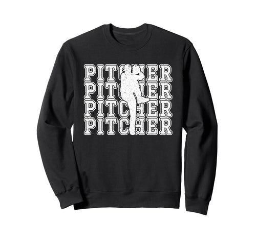 Baseball Pitcher Player Team Sport Sweatshirt - Graphic Print Men Women - T-Shirt, Sweatshirt, Hoodie