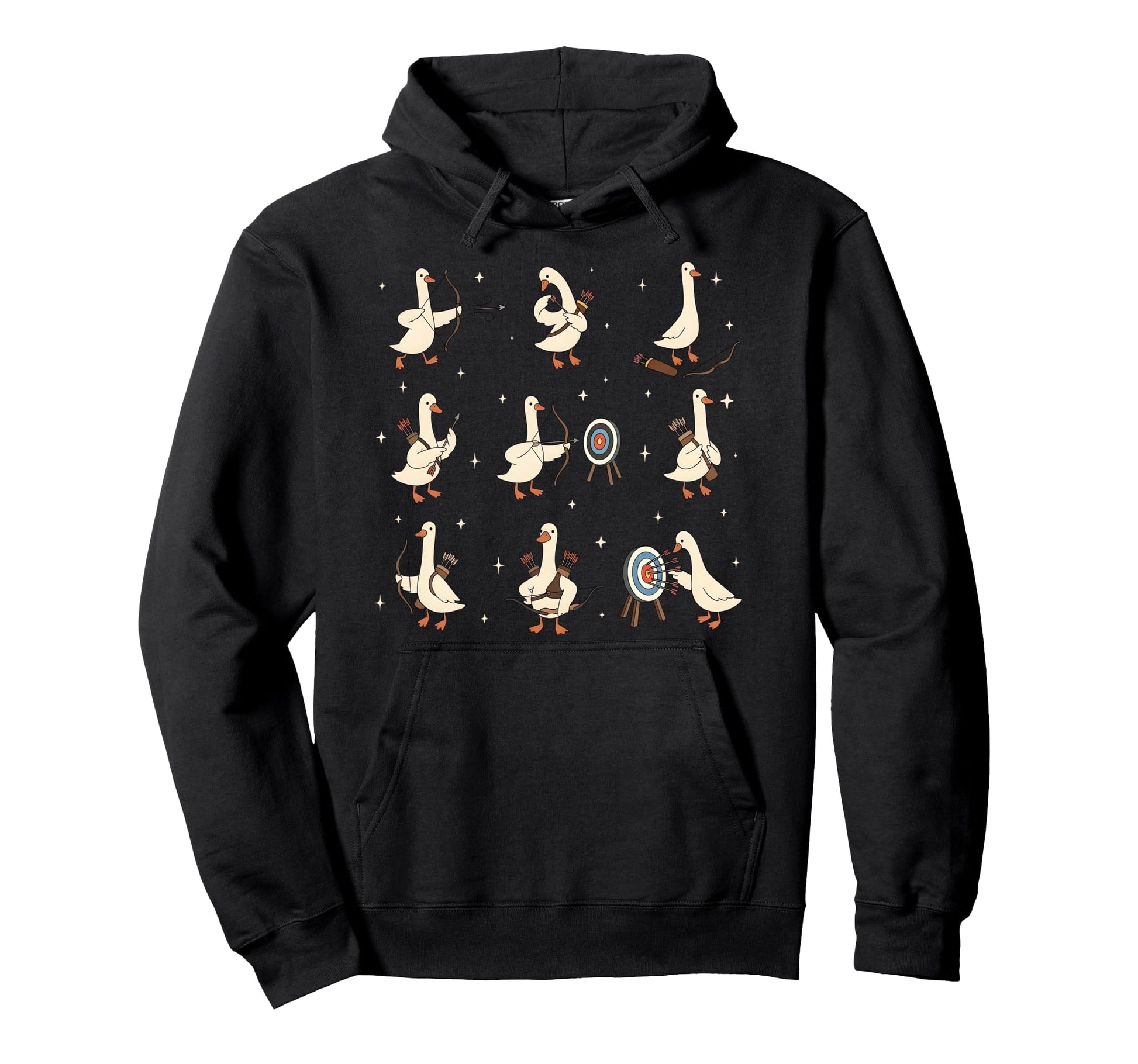 Archery Silly Goose Archer Hunting Hoodie - Casual Everyday Wear Men Women - T-Shirt, Sweatshirt, Hoodie