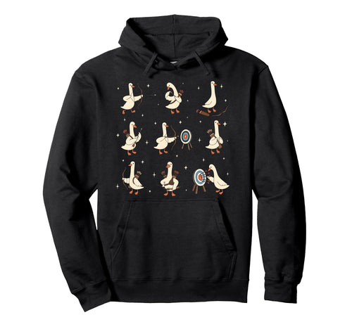 Archery Silly Goose Archer Hunting Hoodie - Casual Everyday Wear Men Women - T-Shirt, Sweatshirt, Hoodie