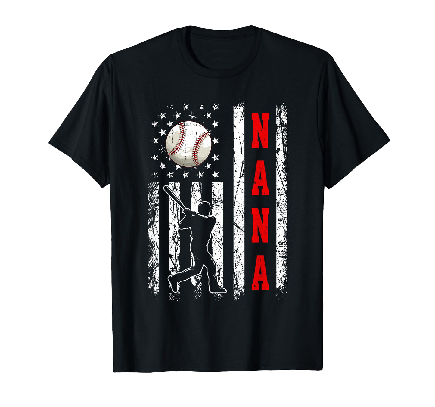 Baseball Nana Baseball Player Us T-Shirt - Aesthetic Graphic for Adults - T-Shirt, Sweatshirt, Hoodie