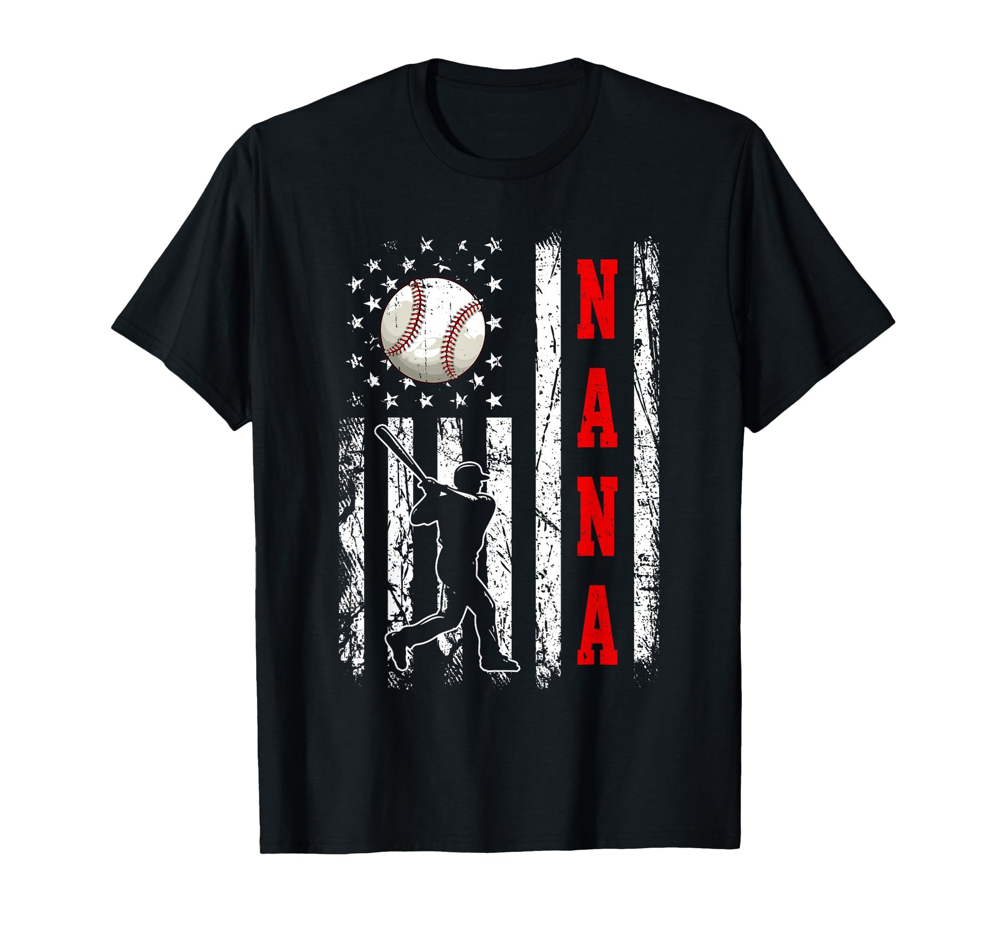 Baseball Nana Baseball Player Us T-Shirt - Aesthetic Graphic for Adults - T-Shirt, Sweatshirt, Hoodie