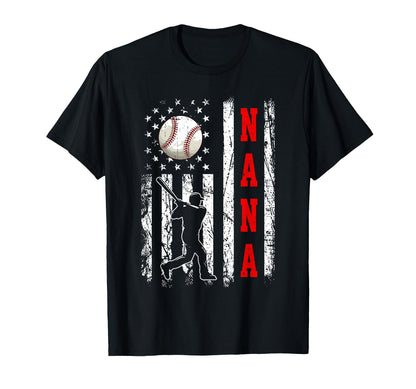 Baseball Nana Baseball Player Us T-Shirt - Aesthetic Graphic for Adults - T-Shirt, Sweatshirt, Hoodie