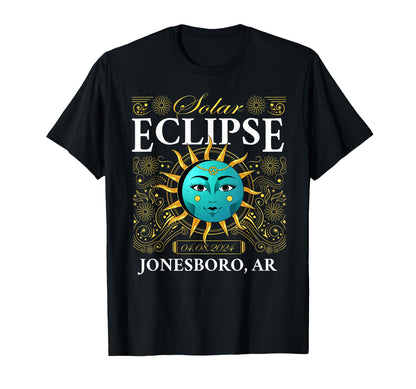 Total Solar Eclipse Jonesboro Ar 2024 T-Shirt - Unique Graphic for Adults - T-Shirt, Sweatshirt, Hoodie