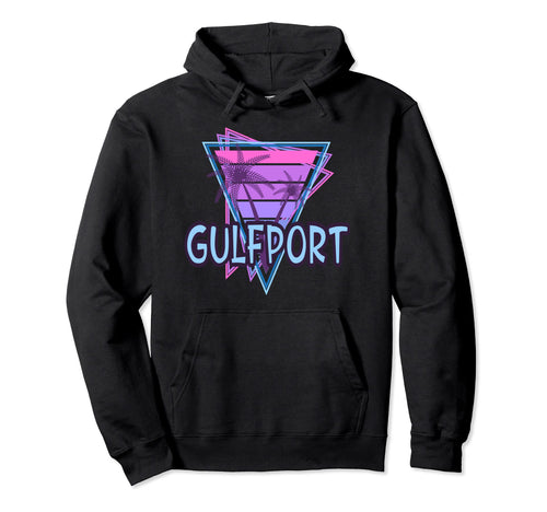 Gulfport Vacation Vaporwave Aesthetic Hoodie - Streetwear Style for Adults - T-Shirt, Sweatshirt, Hoodie