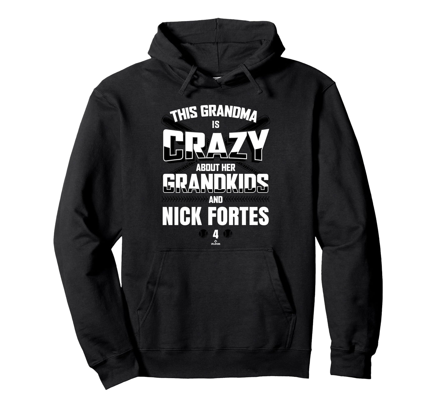 Grandma Crazy Nick Fortes Miami Hoodie - Casual Everyday Wear for Adults - T-Shirt, Sweatshirt, Hoodie