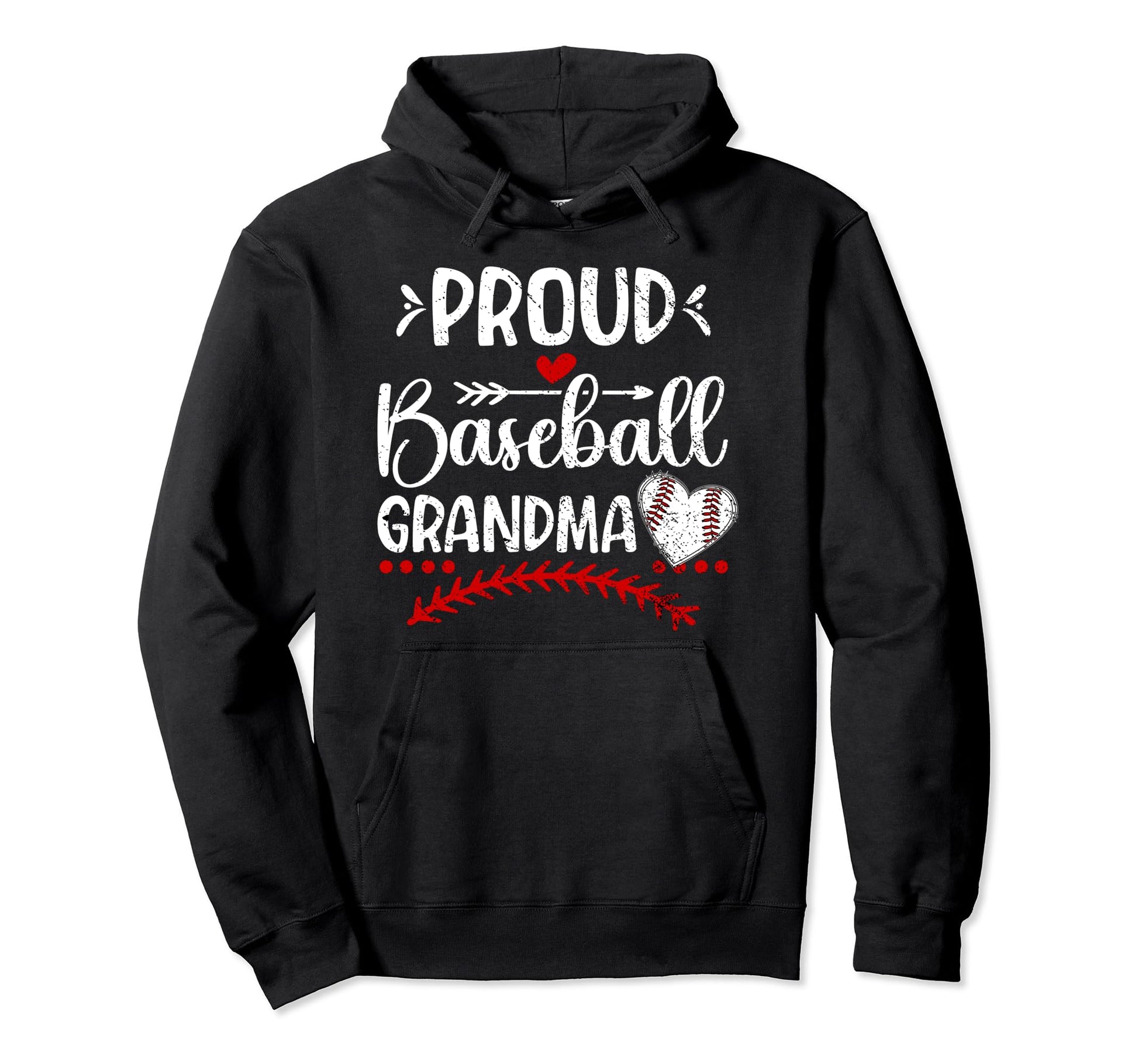 Proud Baseball Grandma Baseball Hoodie - Aesthetic Graphic Men Women - T-Shirt, Sweatshirt, Hoodie