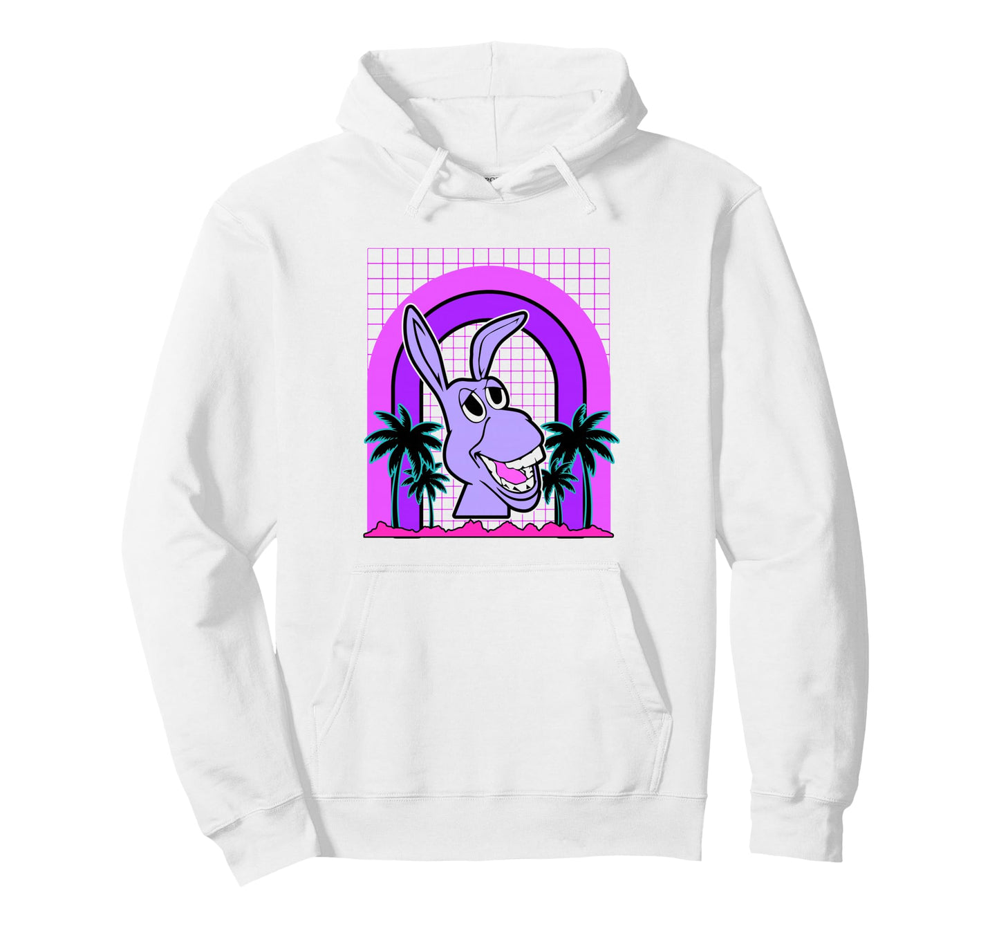 Aesthetic Vaporwave Outfits Donkey Hoodie - Aesthetic Graphic Unisex - T-Shirt, Sweatshirt, Hoodie