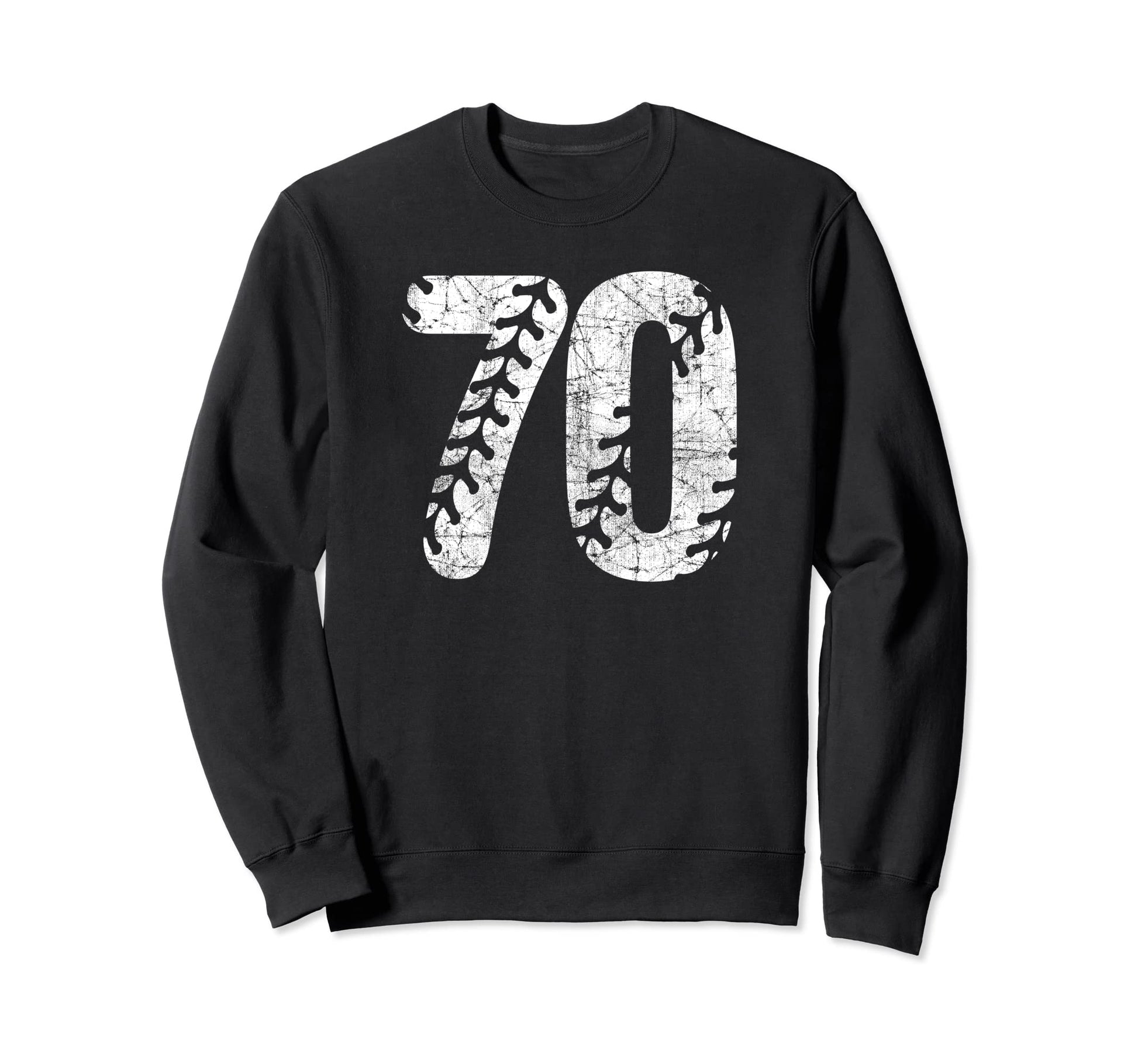 Baseball Softball Mom 70 Number 70 Sweatshirt - Graphic Print for Adults - T-Shirt, Sweatshirt, Hoodie