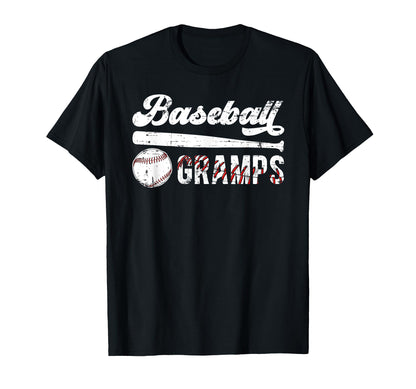 Baseball Gramps Grandpa Gramps T-Shirt - Fun Novelty Design for Adults - T-Shirt, Sweatshirt, Hoodie