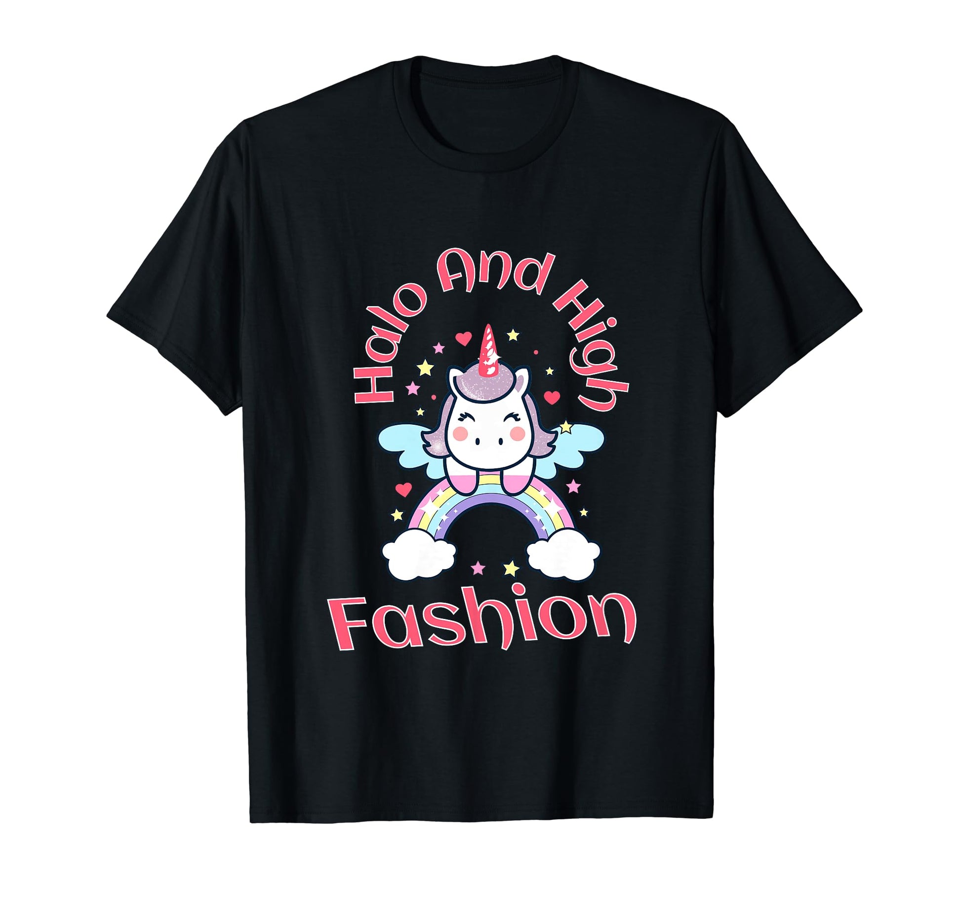 Guardian Angel Heaven Unicorn Rainbow T-Shirt - Minimalist Print Unisex - T-Shirt, Sweatshirt, Hoodie