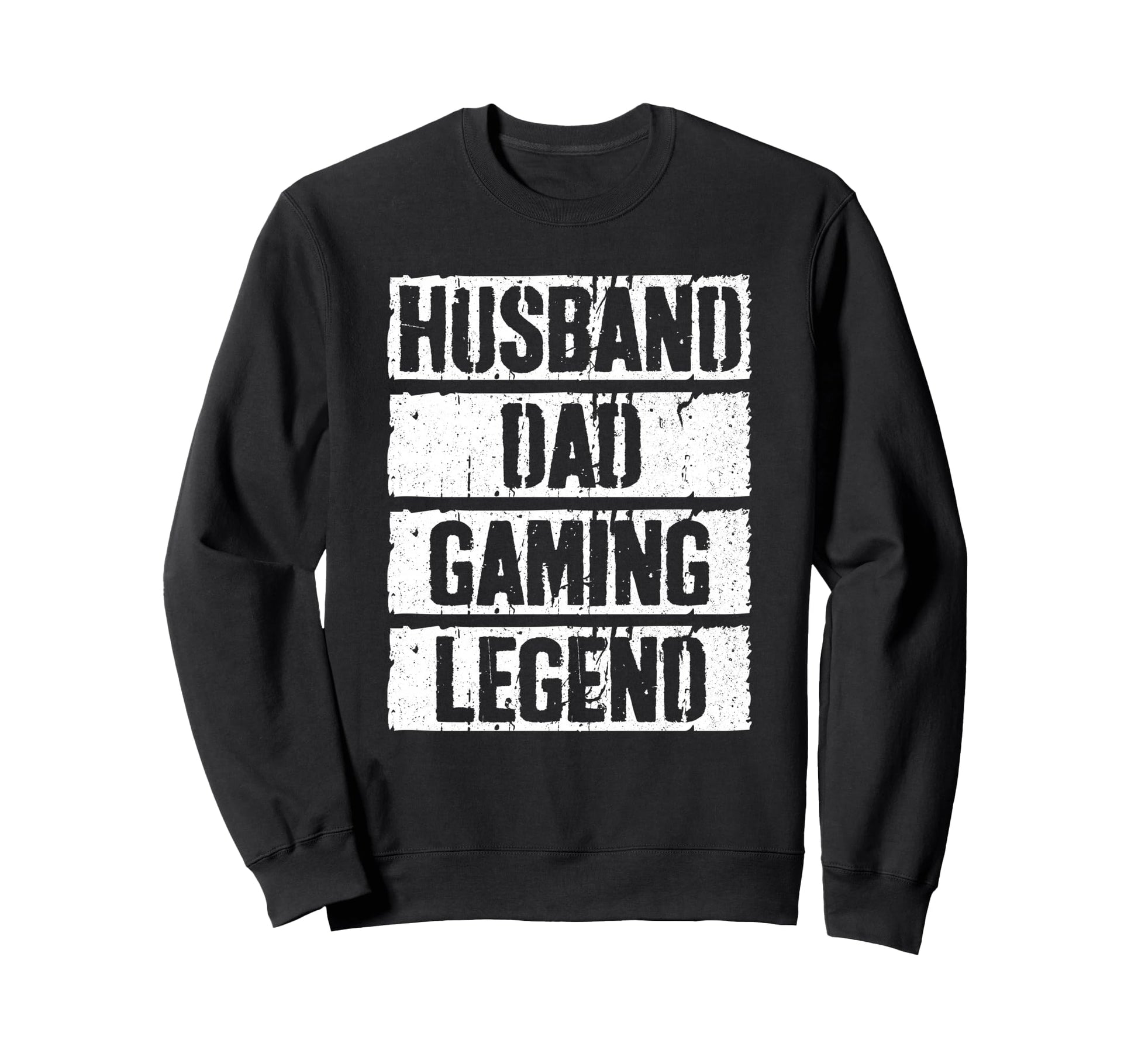Husband Dad Gaming Legend Gamer Sweatshirt - Graphic Print for Adults - T-Shirt, Sweatshirt, Hoodie