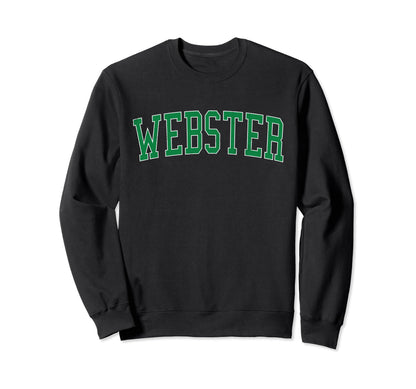 Webster Tx Distressed Green Varsity Sweatshirt - Graphic Print for Adults - T-Shirt, Sweatshirt, Hoodie