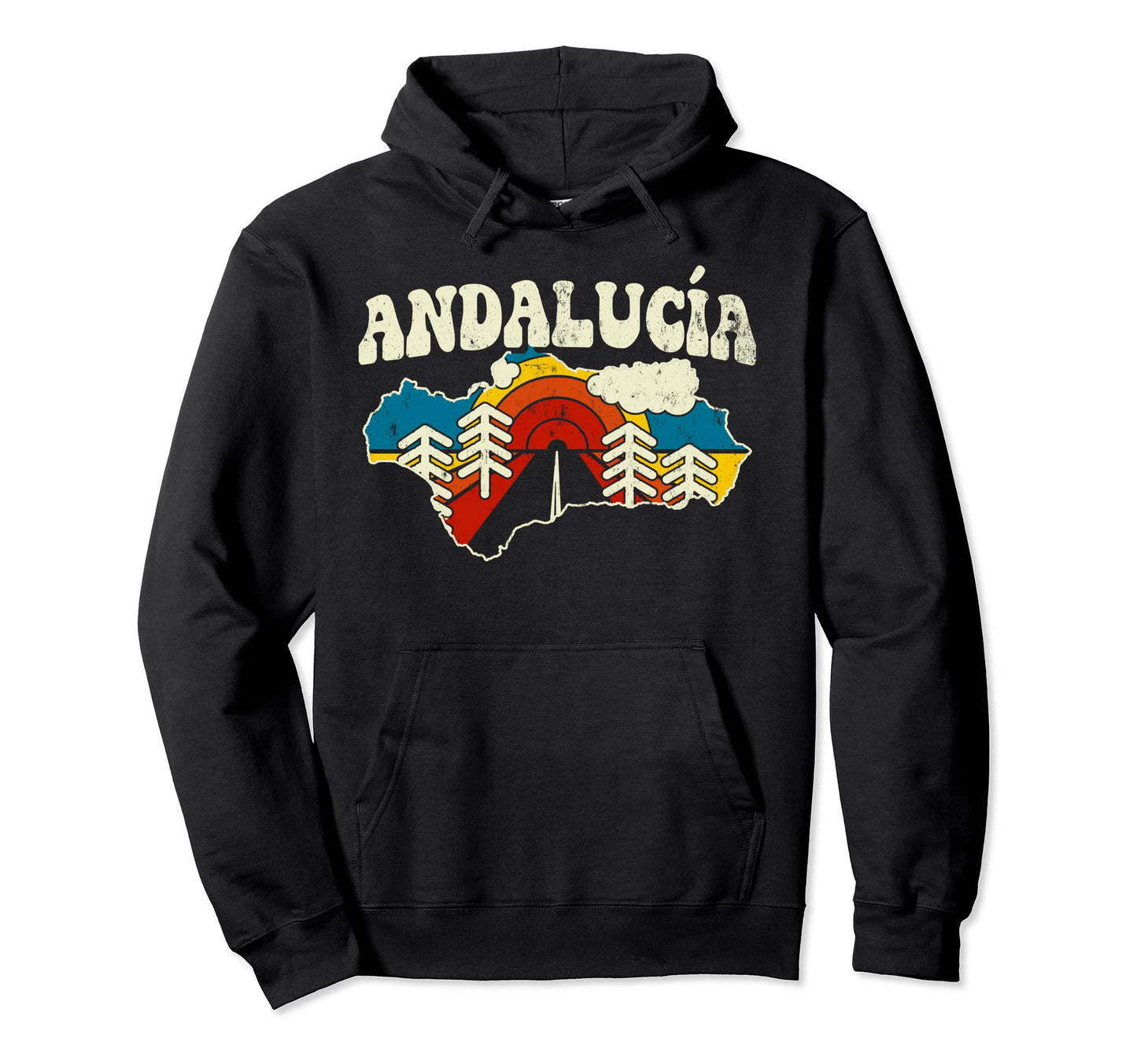 Andalusia Spain Spanish Community Hoodie - Casual Everyday Wear Unisex - T-Shirt, Sweatshirt, Hoodie