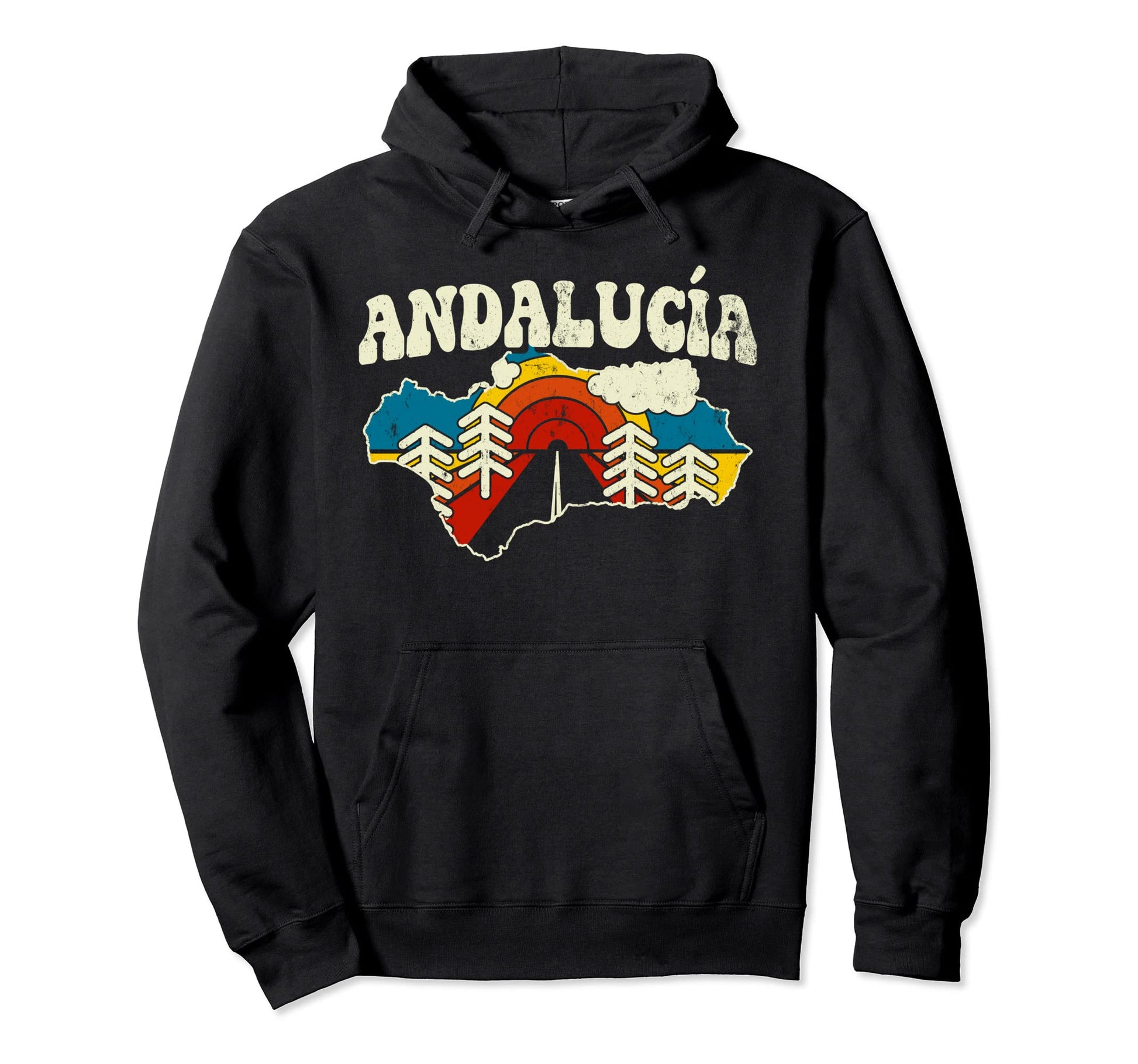 Andalusia Spain Spanish Community Hoodie - Casual Everyday Wear Unisex - T-Shirt, Sweatshirt, Hoodie