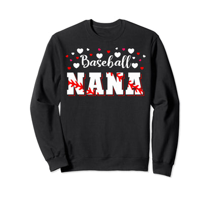 Baseball Grandma Baseball Game Sweatshirt - Novelty Apparel Unisex - T-Shirt, Sweatshirt, Hoodie