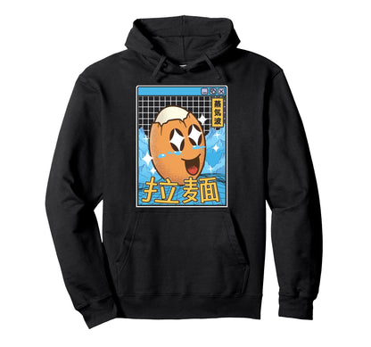 Happy Egg Digital Japan Pastel 80S Otaku Hoodie - Graphic Print Men Women - T-Shirt, Sweatshirt, Hoodie