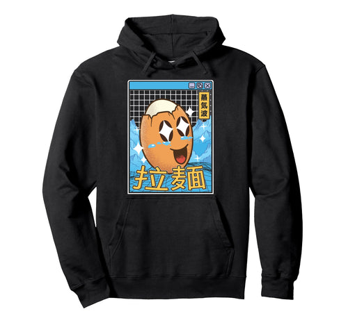 Happy Egg Digital Japan Pastel 80S Otaku Hoodie - Graphic Print Men Women - T-Shirt, Sweatshirt, Hoodie