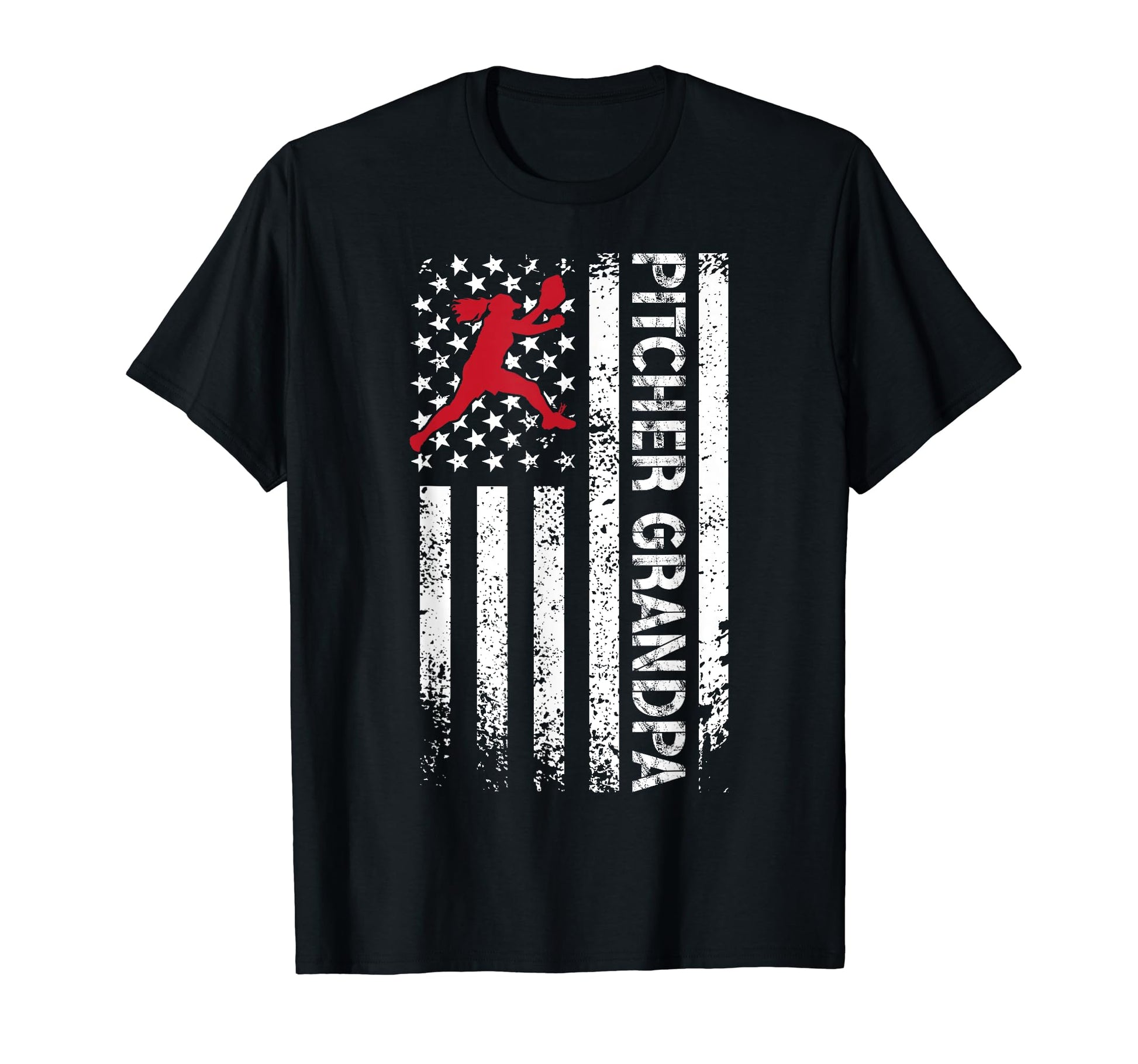 Baseball Pitcher Grandpa Baseball T-Shirt - Aesthetic Graphic for Adults - T-Shirt, Sweatshirt, Hoodie