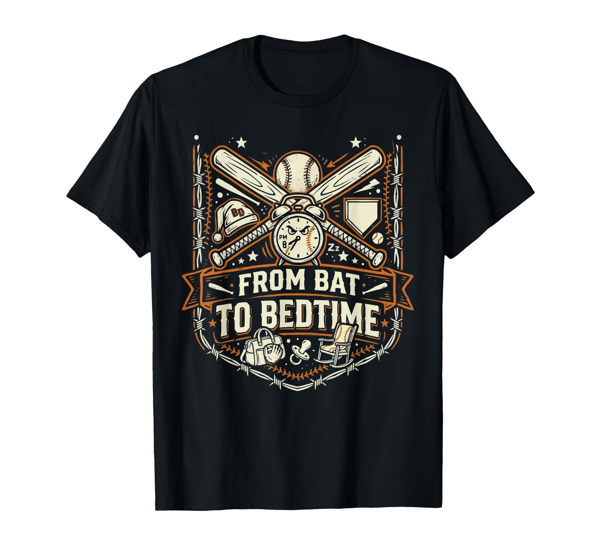 Baseball Dad Baseballer Daddy Baseball T-Shirt - Trendy Graphic Unisex - T-Shirt, Sweatshirt, Hoodie