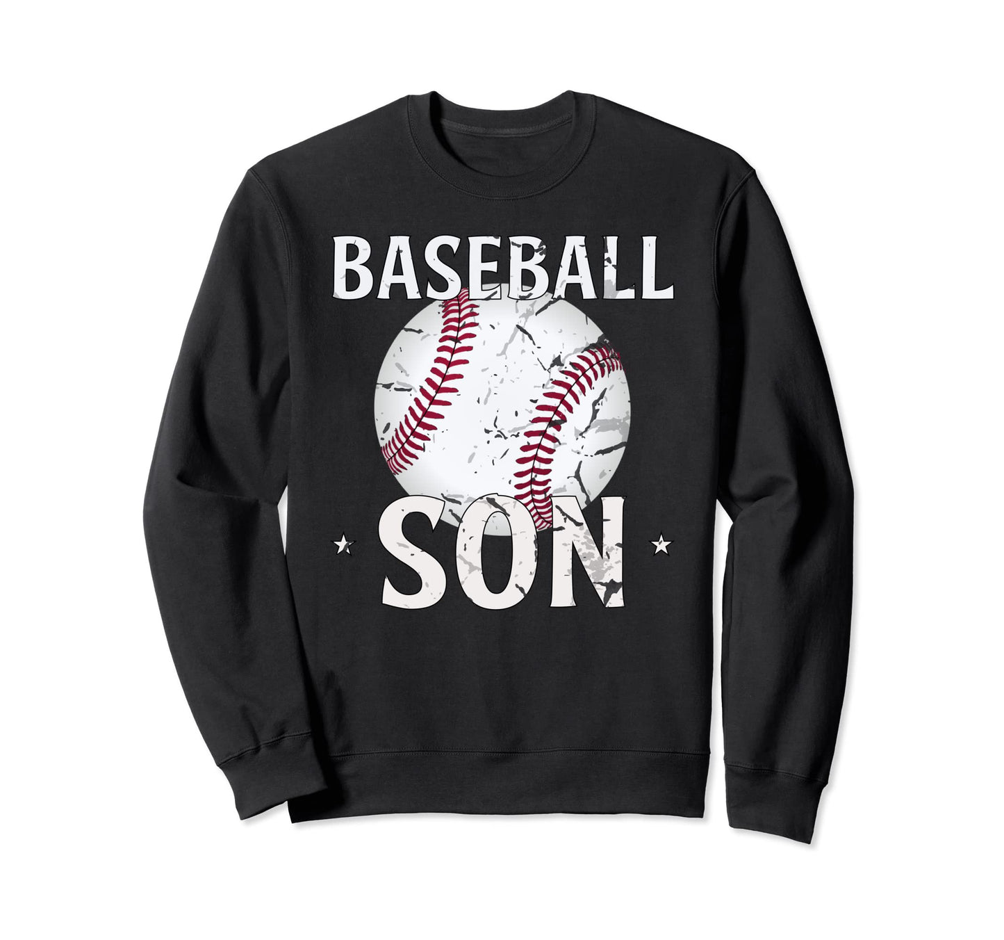 Baseball Son Gifts Fathers Day Sweatshirt - Minimalist Print for Adults - T-Shirt, Sweatshirt, Hoodie