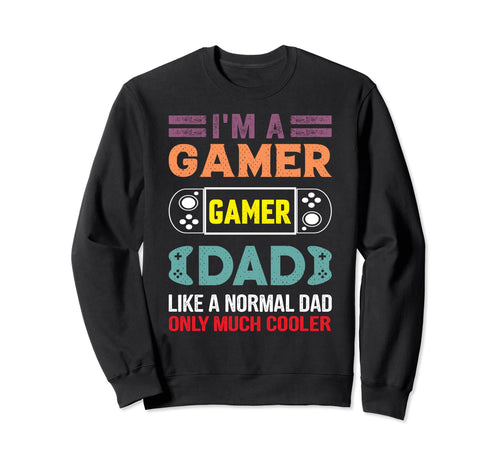 My Dad Video Games First Fathers Sweatshirt - Minimalist Print Men Women - T-Shirt, Sweatshirt, Hoodie